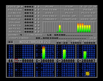 NoiseTracker Screenshot